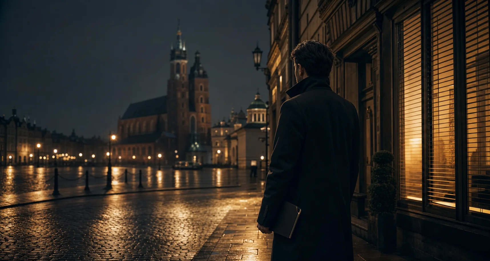 Detektyw w Krakowie podczas dyskretnej analizy sprawy przed decyzja