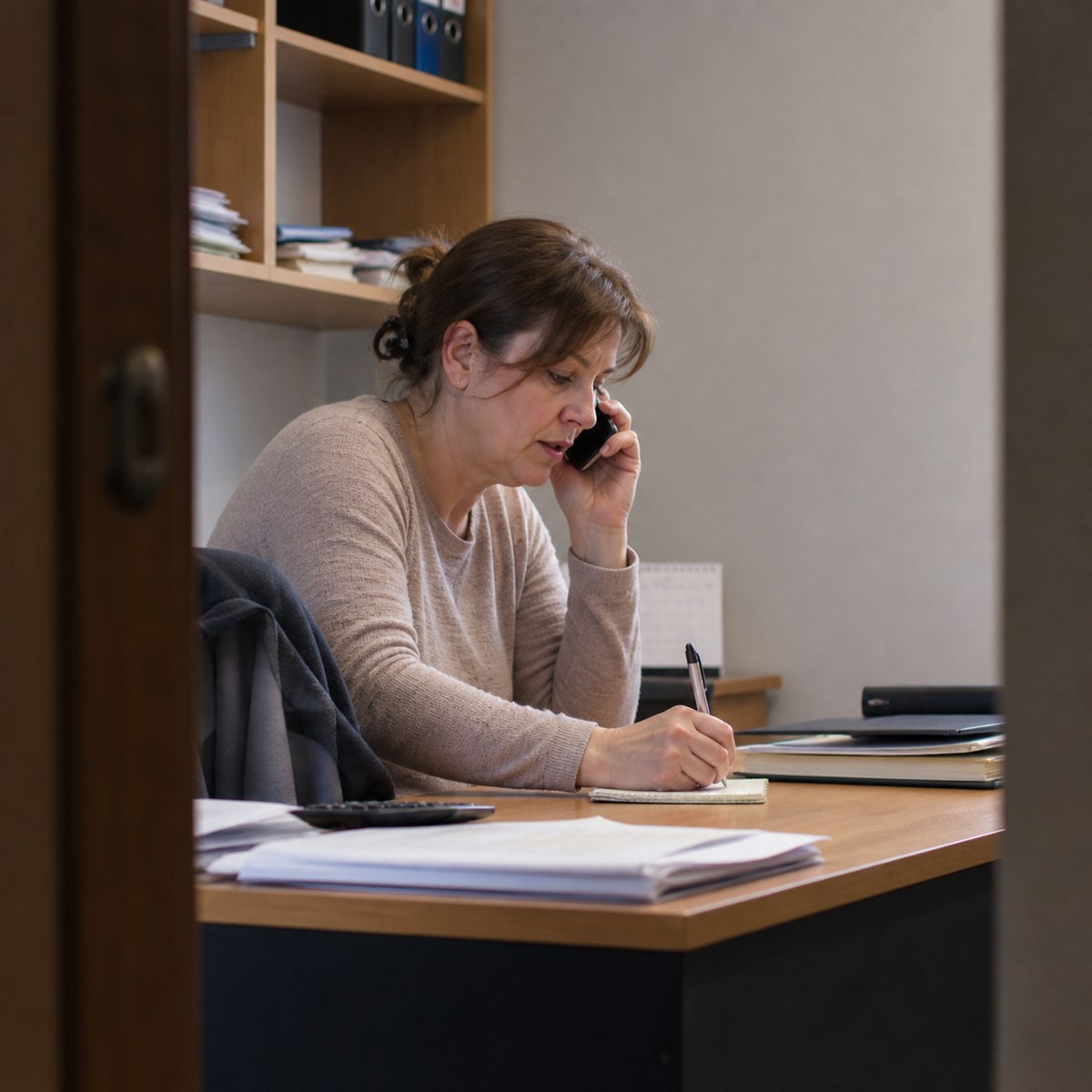 Rozmowa telefoniczna podczas sprawdzania referencji podwykonawcy